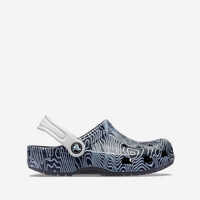 Slapi Crocs Classic Topographic Clog Kids 208313 DEEP NAVY / MULTI