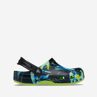 Slapi Crocs Flaps Crocs Classic Meta Scape Clog K 208457 LIMEADE / MULTI