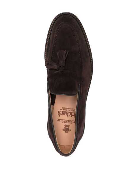 Mocasini TRICKERS Trickers Loafers ELTON COFFEE CASTORINO Denim Barbati (BM 9794918) 4