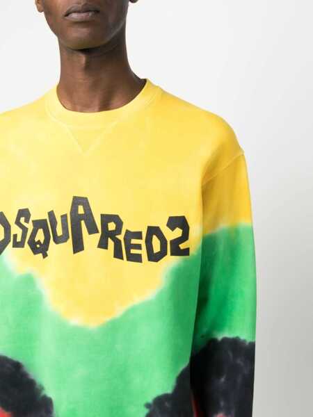 Bluze de trening DSQUARED2 D2 Jamaica Sweatshirt MULTICOLOUR Barbati (BM 9795656) 5