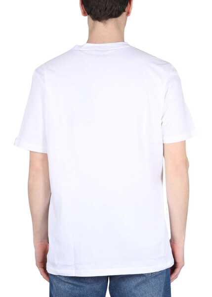 Tricouri Hugo Boss Logo Print T-Shirt WHITE Barbati (BM 9795710) 3