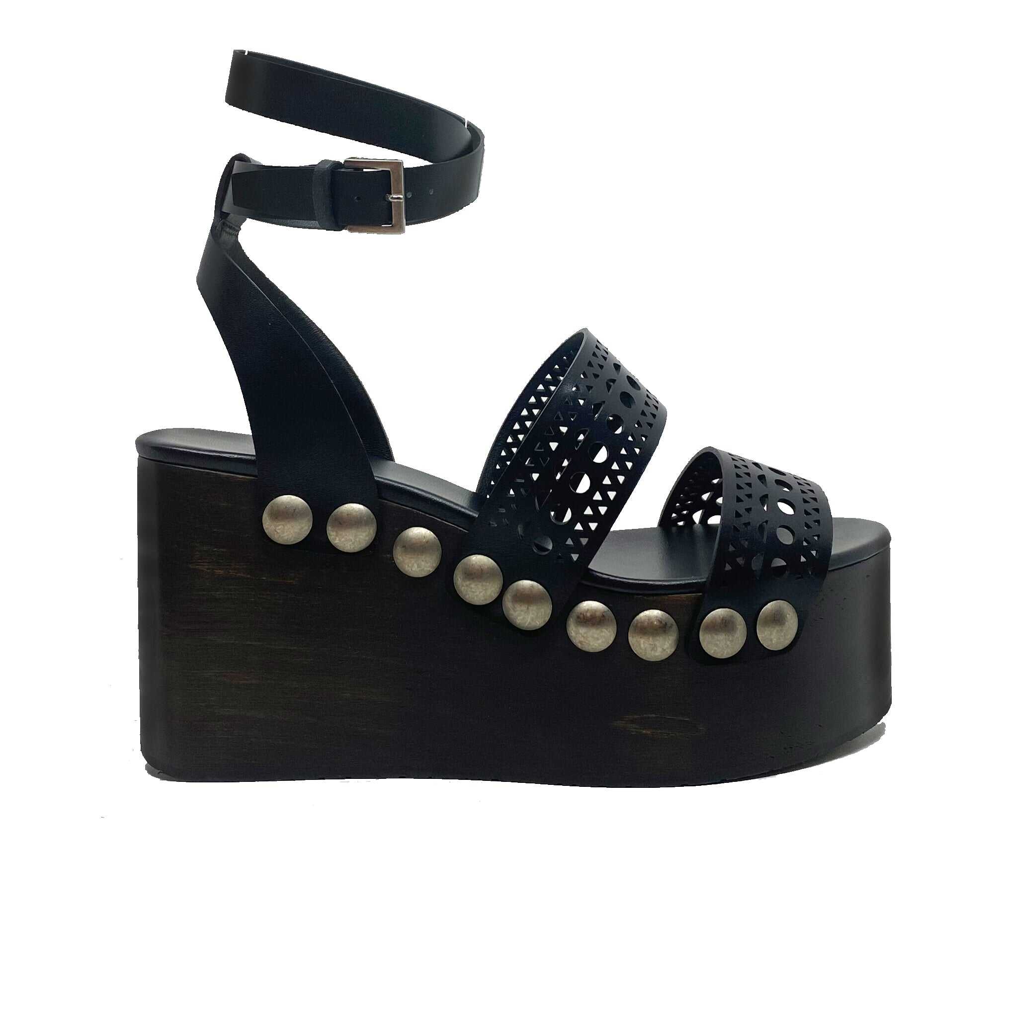 Alaïa Wedge Sandals Black