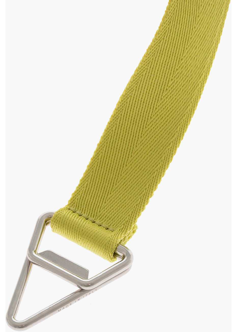 Curele Bottega Veneta Fabric Triangle Belt 30Mm Green Barbati (BM 9810005) 2