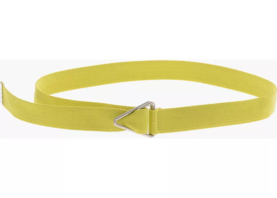 Curele Bottega Veneta Fabric Triangle Belt 30Mm Green Barbati (BM 9810005) 3