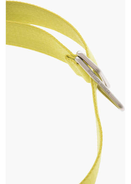 Curele Bottega Veneta Fabric Triangle Belt 30Mm Green Barbati (BM 9810005) 4