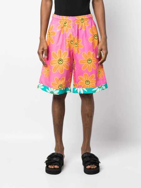 Pantaloni scurti BARROW Sunflower Print Bermuda Shorts FUCHSIA Femei (BM 9810200) 3