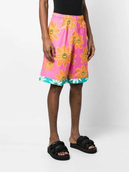 Pantaloni scurti BARROW Sunflower Print Bermuda Shorts FUCHSIA Femei (BM 9810200) 4