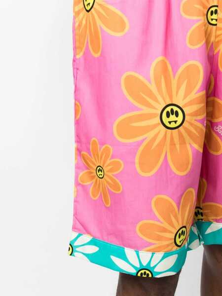 Pantaloni scurti BARROW Sunflower Print Bermuda Shorts FUCHSIA Femei (BM 9810200) 5