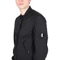 Jachete pentru Barbati - Jachete C.P. Company Jacket With Logo Patch BLACK Barbati (BM 9810224) - B-mall.ro