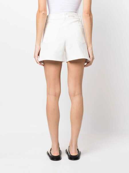 Pantaloni scurti LOVE Moschino Shorts In Broderie Anglaise Flower Chin WHITE Femei (BM 9810596) 4