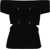 Alexander McQueen Top With Cut-Out Details BLACK
