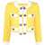 Moschino Heart Buttons Crepe Jacket YELLOW