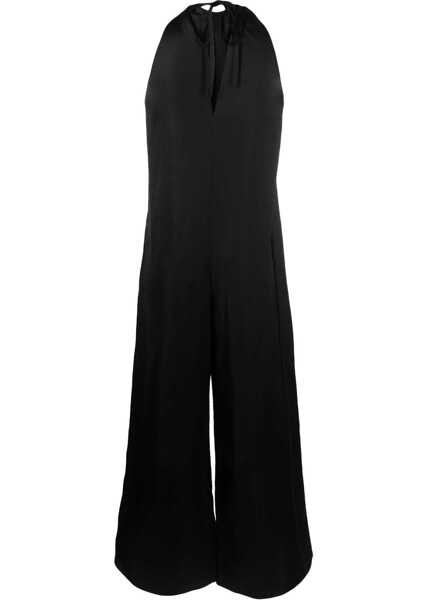 Salopete ALYSI Wide Satin Jumpsuit BLACK Femei (BM 9810680) 2