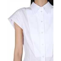 Bluze Dama - Bluze Alexander McQueen Slim Fit Shirt WHITE Femei (BM 9810689) - B-mall.ro