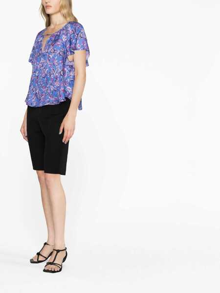 Bluze Isabel Marant Top Penelope BLUE Femei (BM 9810707) 4