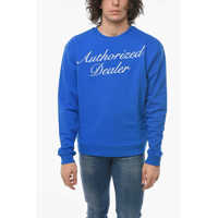 Bluze de trening Front Embroidered Brushed Cotton Crew-Neck Sweatshirt Barbati