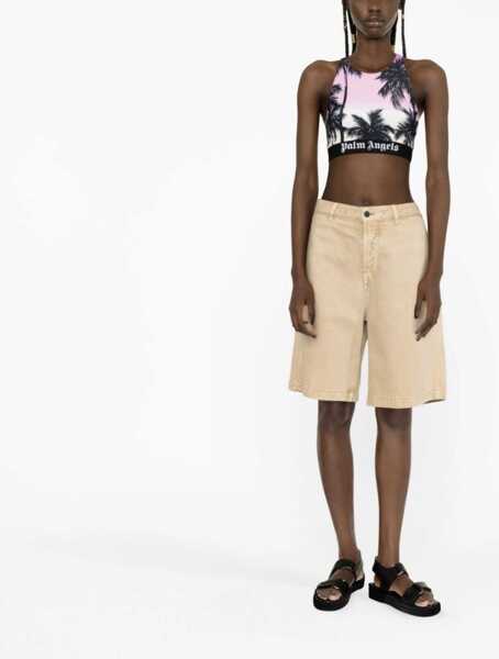 Bustiere Palm Angels Top Sportsman PURPLE Femei (BM 9812549) 3