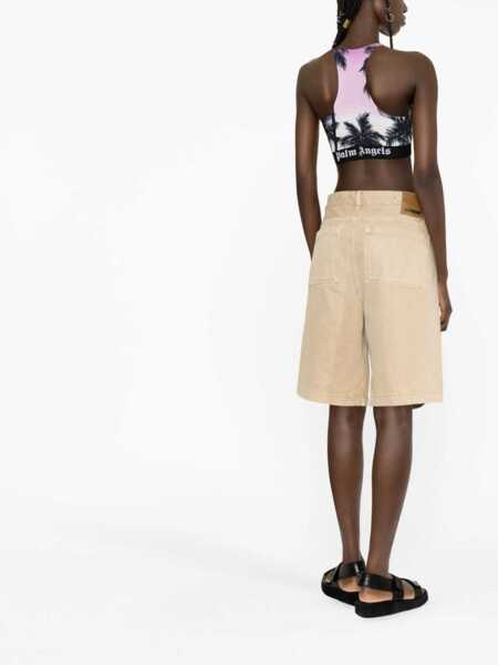 Bustiere Palm Angels Top Sportsman PURPLE Femei (BM 9812549) 4