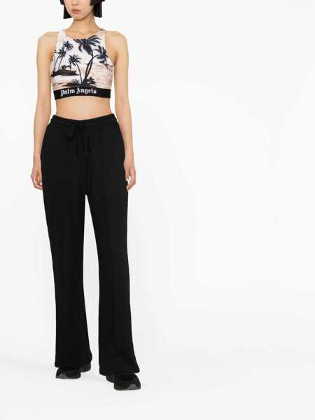Bustiere Palm Angels Top Sportsman BEIGE Femei (BM 9812552) 5