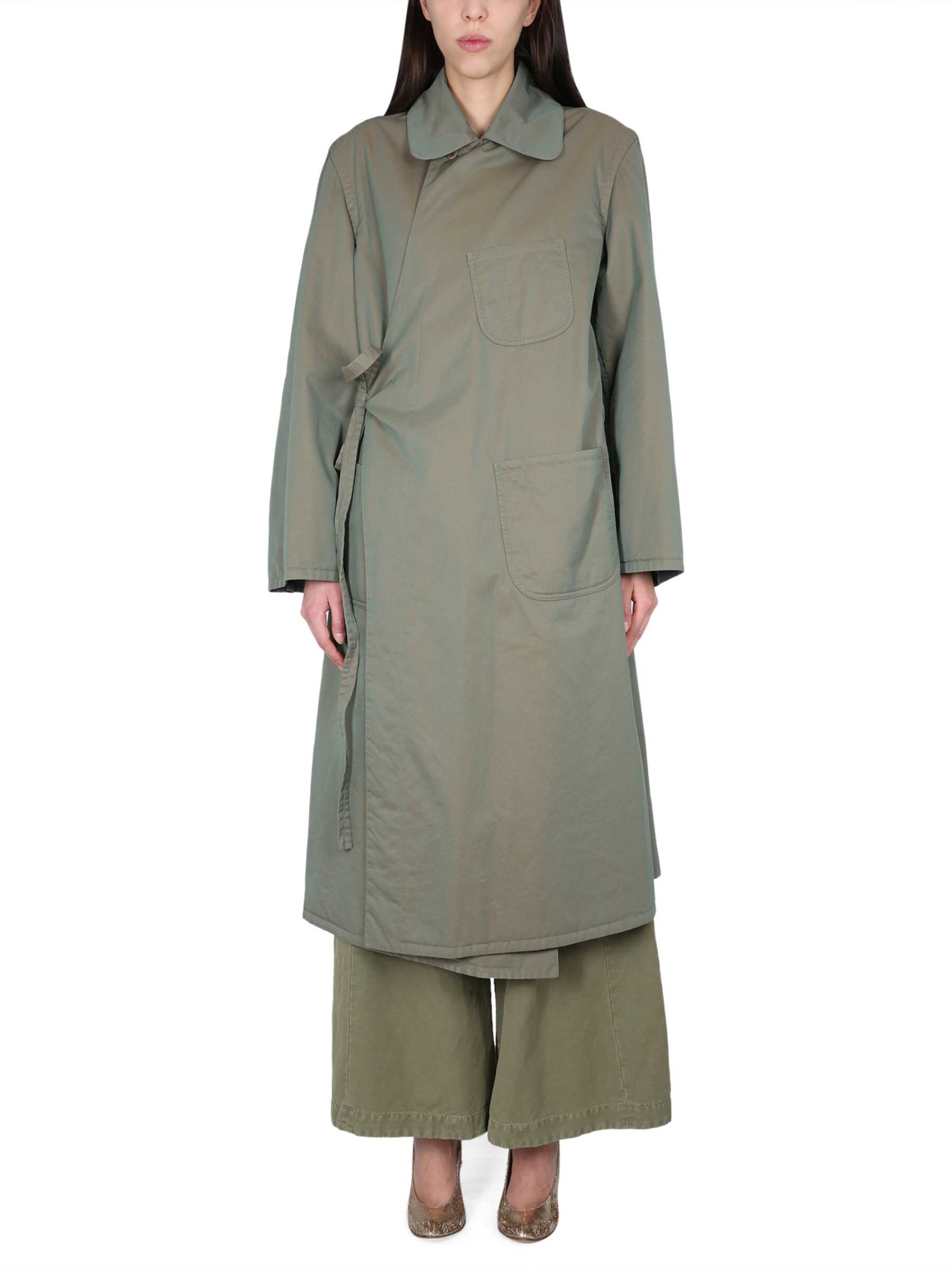 Maison Margiela Reversible Trench Coat GREEN