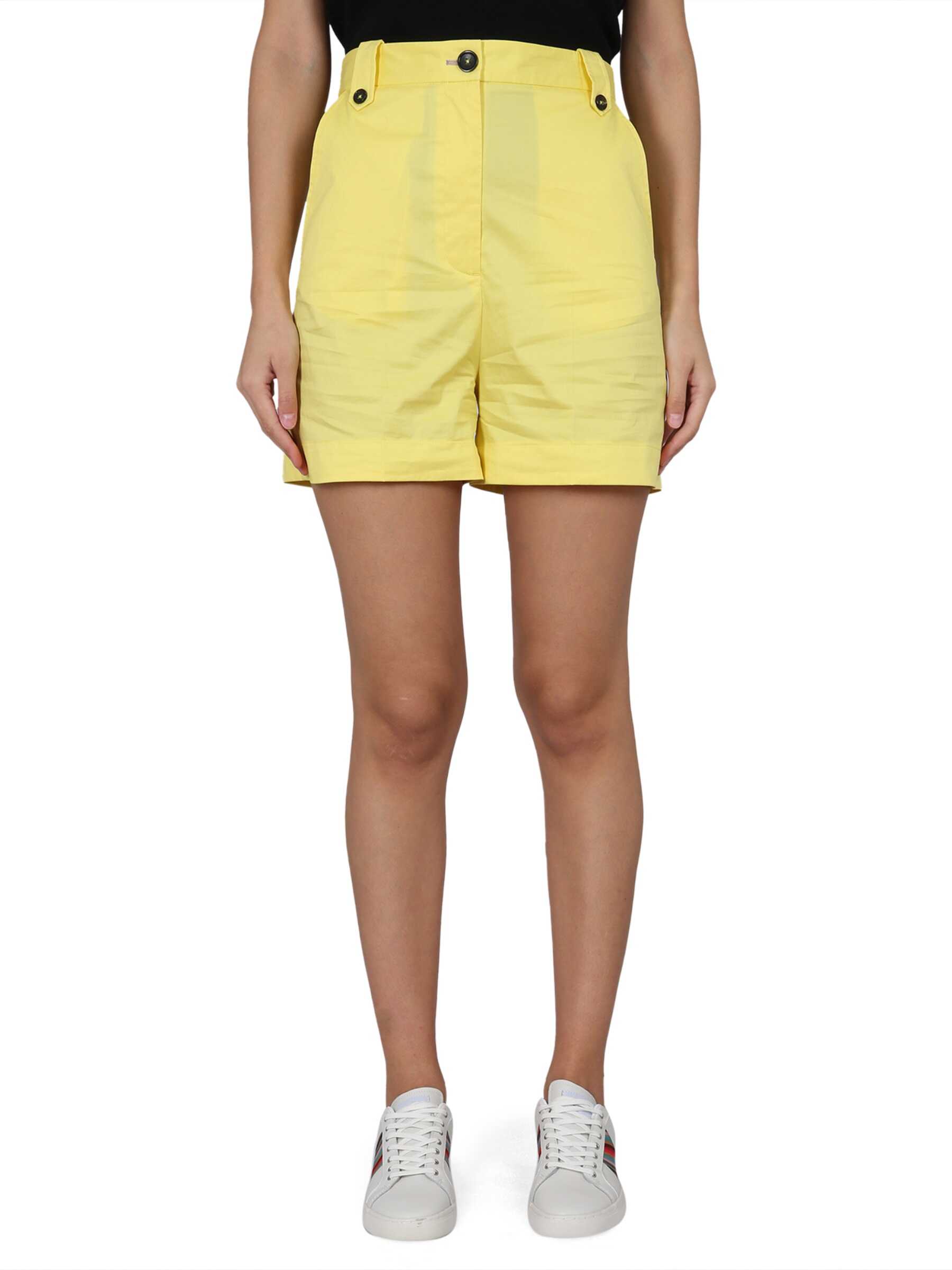 PS by Paul Smith Cotton Shorts YELLOW