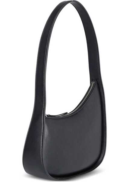 Genti de umar THE ROW Half Moon leather Shoulder Bag BLACK PLD Femei (BM 9812897) 3