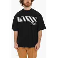 Tricouri Sport Contrasting Printed Crew-Neck Esigir T-Shirt Barbati