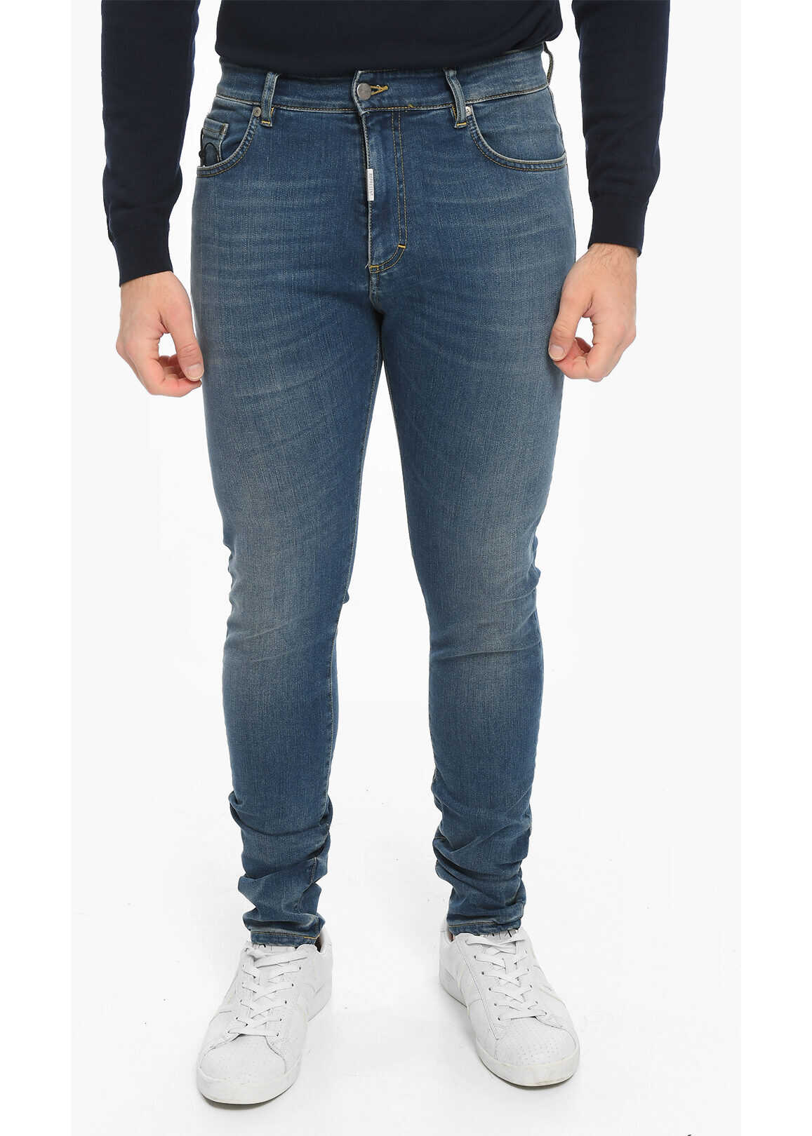 REPRESENT Stretch Denim Slim Fit Essential Jeans 15Cm Blue