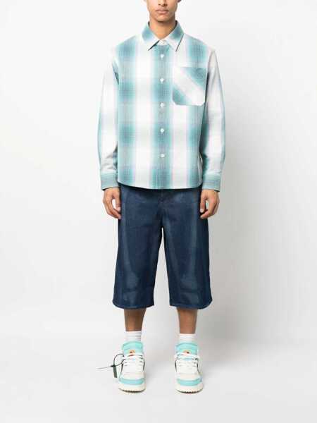 Pantaloni scurti Off-White Body Scan Bermuda Shorts LIGHT BLUE Barbati (BM 9815555) 2