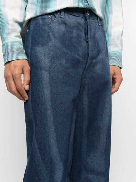 Pantaloni scurti Off-White Body Scan Bermuda Shorts LIGHT BLUE Barbati (BM 9815555) 5