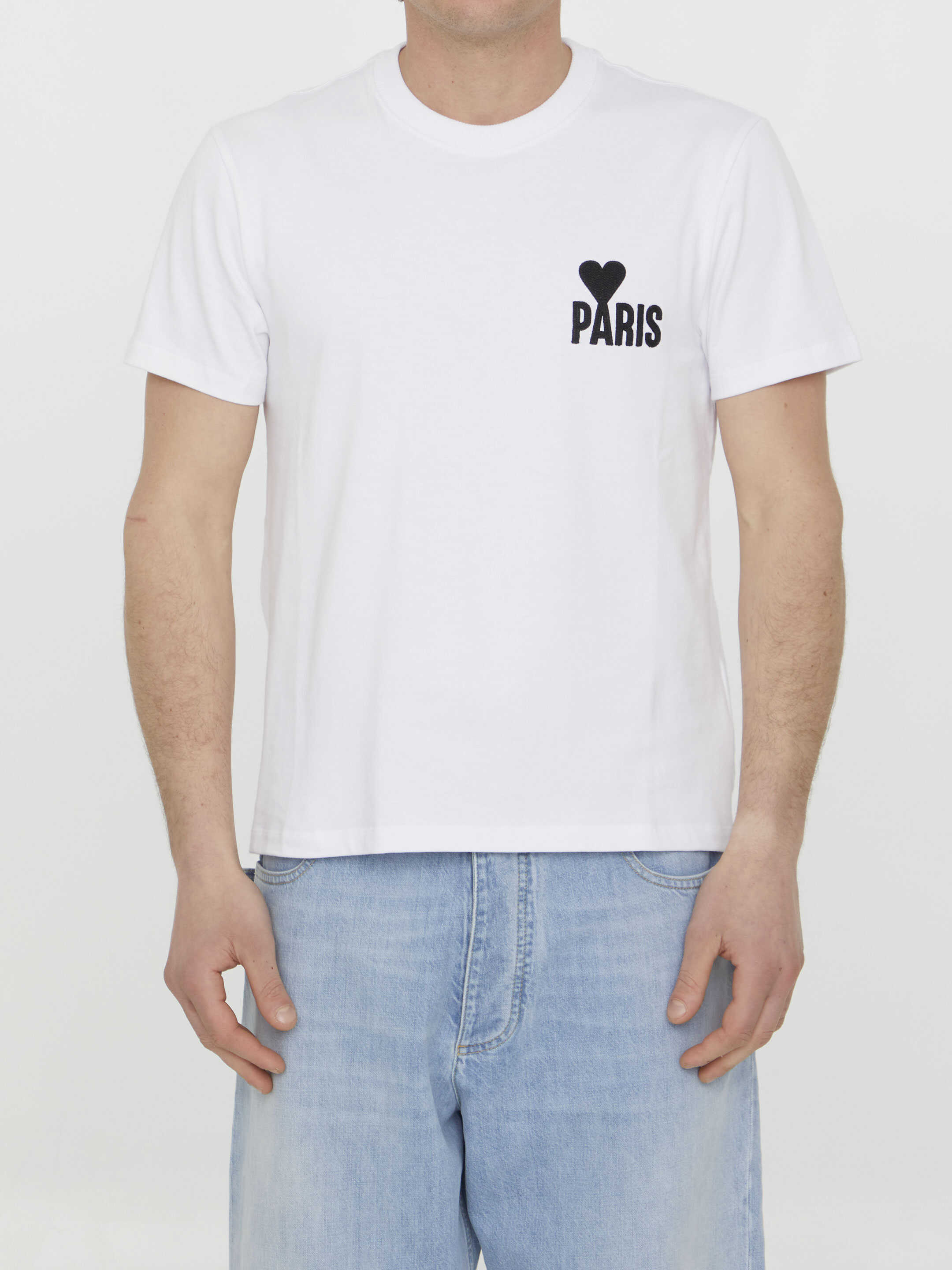 AMI Paris Paris Ami De Coeur T-Shirt White