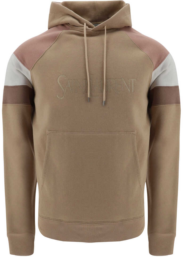 Saint Laurent Hoodie NUDE/ROSE GIVRE/DIRT