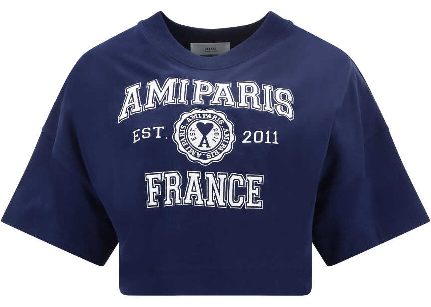 AMI Paris AmiParis T-Shirt NAUTIC BLUE