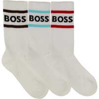 Sosete Set Of Long Socks With Logo Barbati