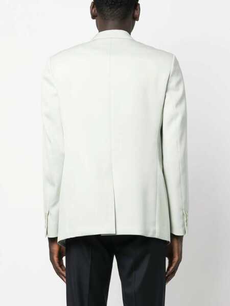 Sacouri office Lanvin Single-Breasted Boxy Jacket GREEN Barbati (BM 9816233) 4