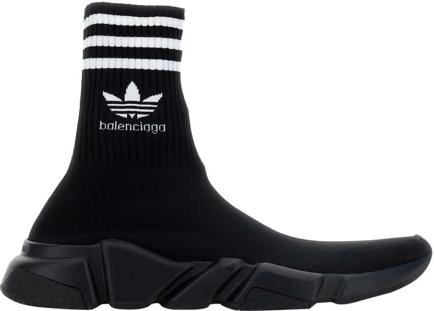 Balenciaga Speed Sneakers Balenciaga x Adidas BLACK/BLACK/WHT LOGO