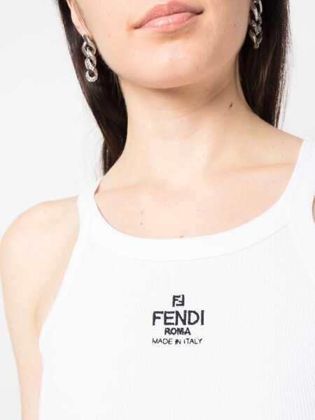 Tricouri Fendi Top WHITE Femei (BM 9816398) 5