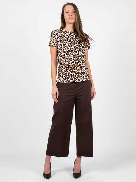 Tricouri Patrizia Pepe DM1224 Brzowy Femei (BM 9816503) 2