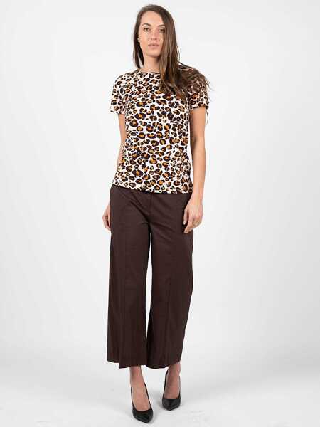 Tricouri Patrizia Pepe DM1224 Brzowy Femei (BM 9816503) 6