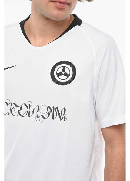 Tricouri Nike Acronymr Sport Crew-Neck T-Shirt Black & White Barbati (BM 9817199) 3