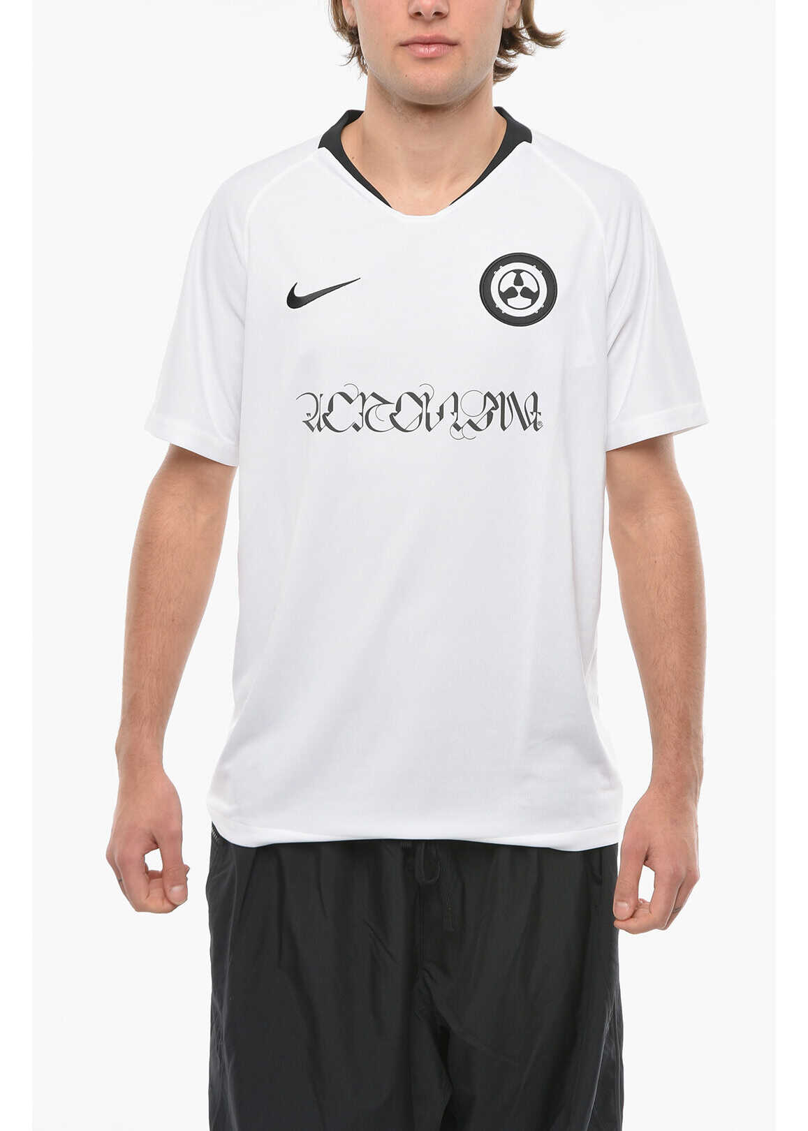 Nike Acronymr Sport Crew-Neck T-Shirt Black & White