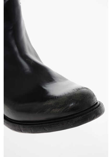 Ghete Churchs Lived-In Effect Wells Leather Chelsea Booties Black Barbati (BM 9817964) 3