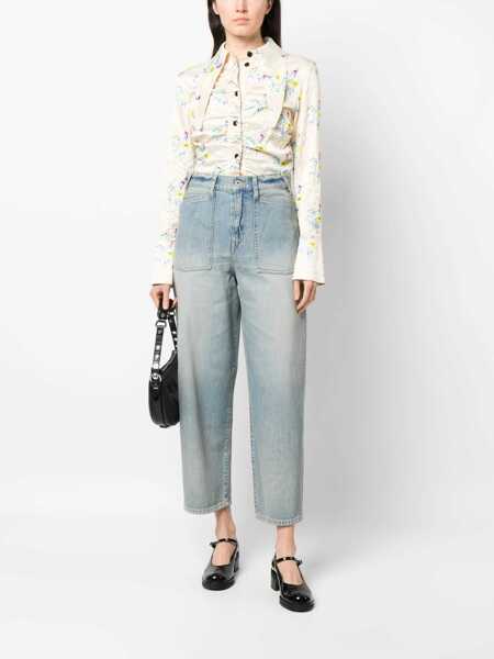 Blugi evazati Kenzo Carrot Fit Jeans DENIM Femei (BM 9818426) 2