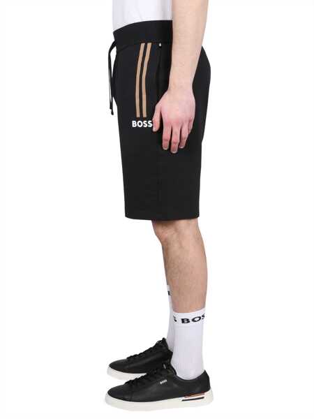 Pantaloni scurti Hugo Boss Sweatshirt Bermuda BLACK Barbati (BM 9818438) 3
