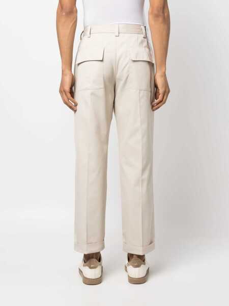 Pantaloni casual PT TORINO Rewoked Pant WHITE Barbati (BM 9818504) 4