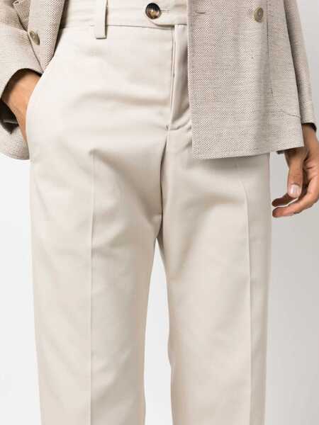 Pantaloni casual PT TORINO Rewoked Pant WHITE Barbati (BM 9818504) 5
