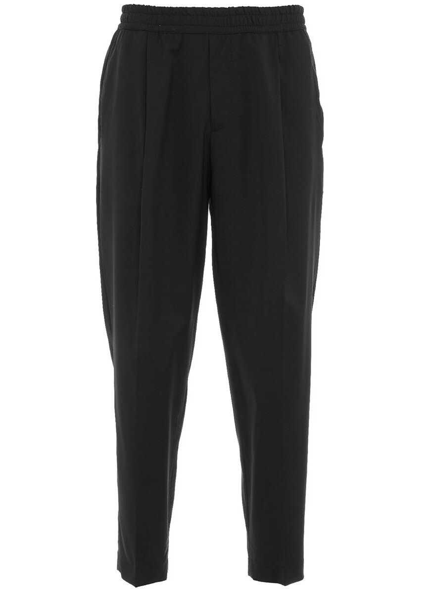 Briglia Joggers in virgin wool Black