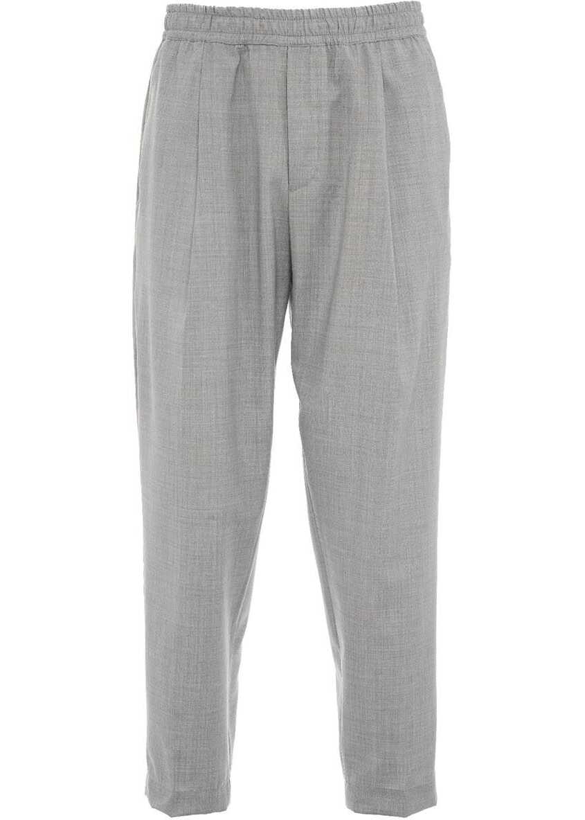 Briglia Joggers in virgin wool Grey