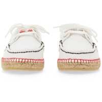 Espadrile Dama - Espadrile Kenzo Marine Canvas Loafer WHITE Femei (BM 9820484) - B-mall.ro