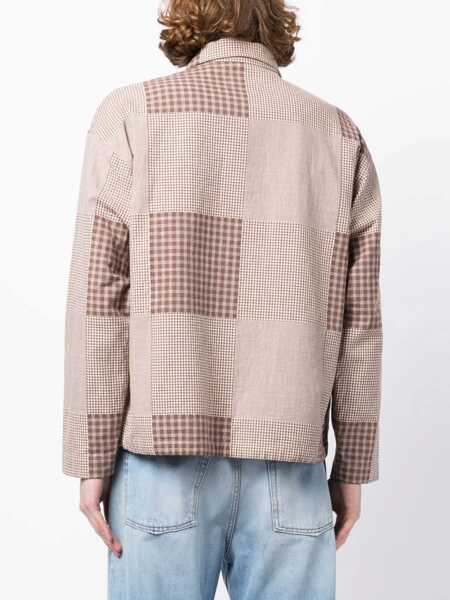 Camasi casual YMC Pj Shirt BROWN Barbati (BM 9820496) 4